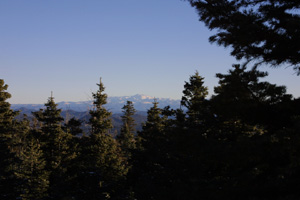 Back Deck looking out to Pike's Peak (75 miles)